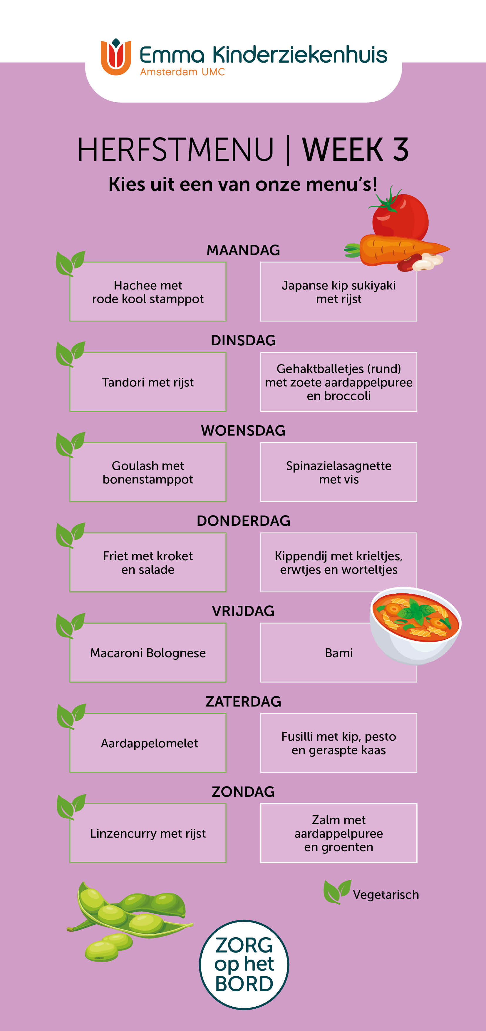 Herfstmenu week 3